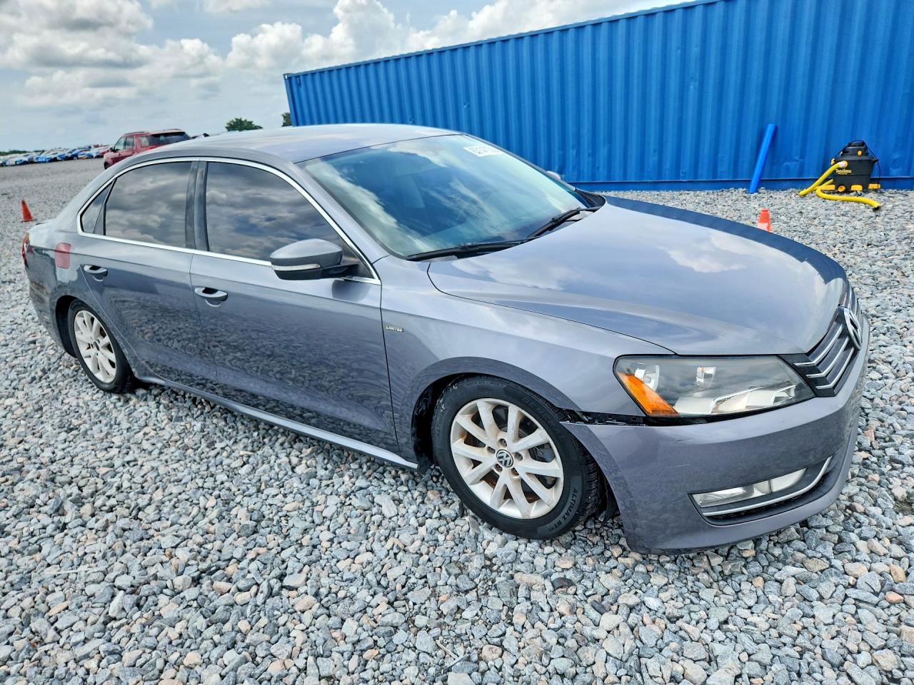2015 Volkswagen Passat S Gray vin: 1VWAS7A36FC106599