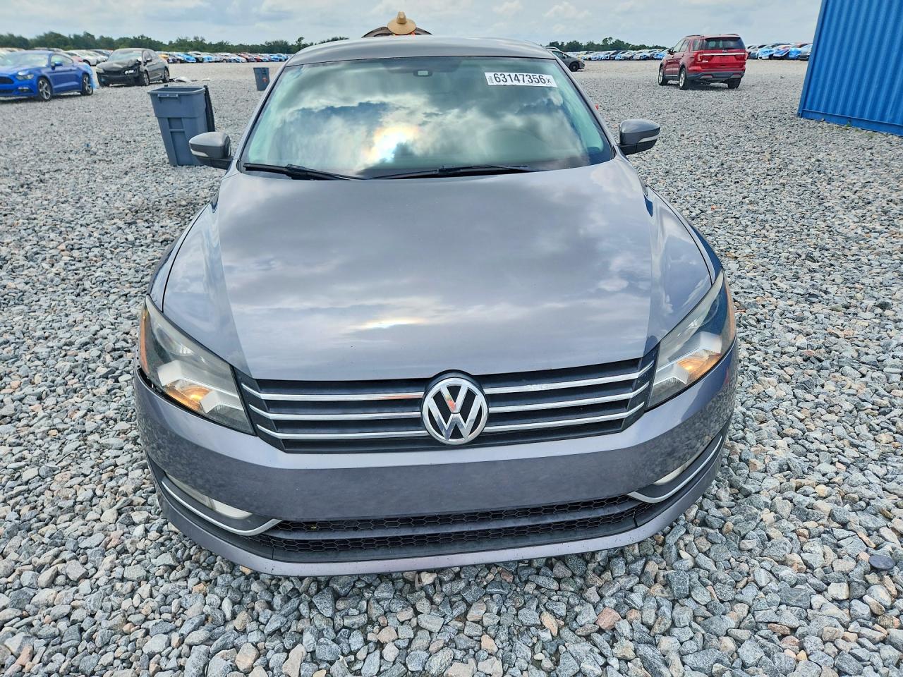 2015 Volkswagen Passat S Gray vin: 1VWAS7A36FC106599