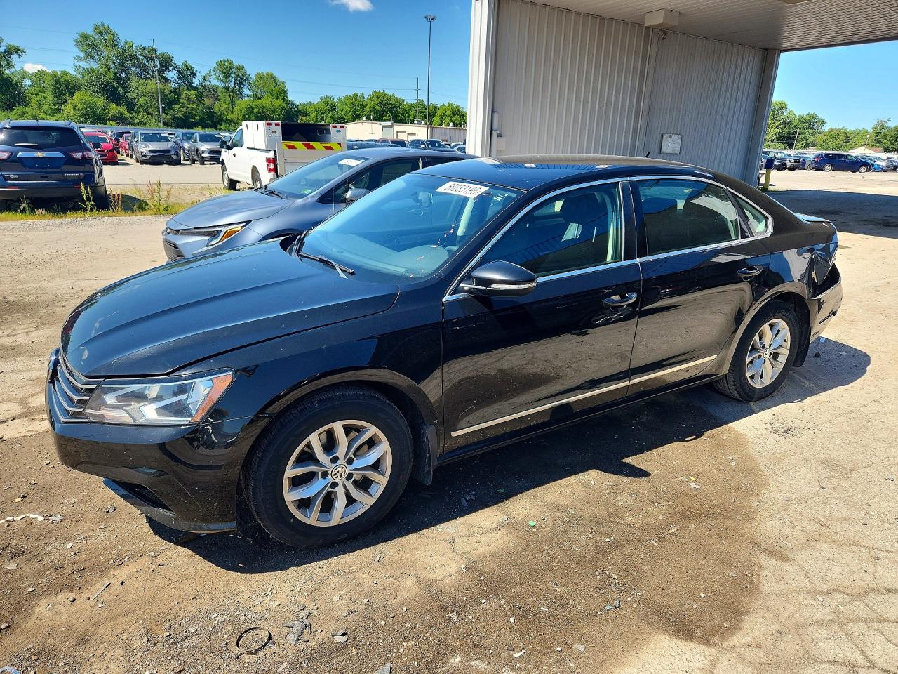 2016 Volkswagen Passat S Black vin: 1VWAS7A36GC054697