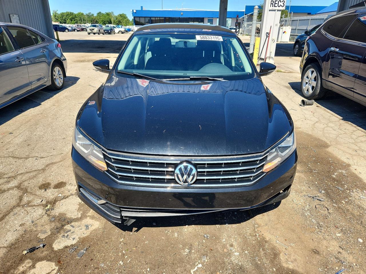 2016 Volkswagen Passat S Black vin: 1VWAS7A36GC054697