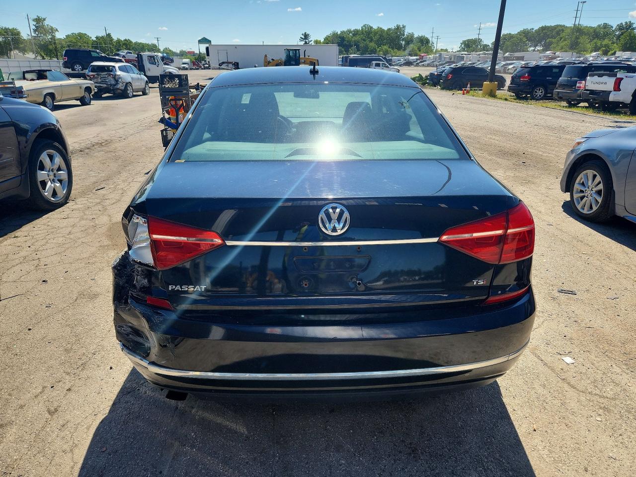 2016 Volkswagen Passat S Black vin: 1VWAS7A36GC054697