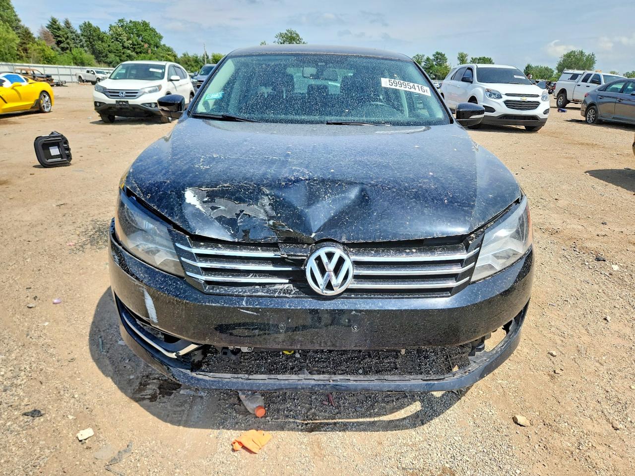 2014 Volkswagen Passat S Black vin: 1VWAS7A37EC029028