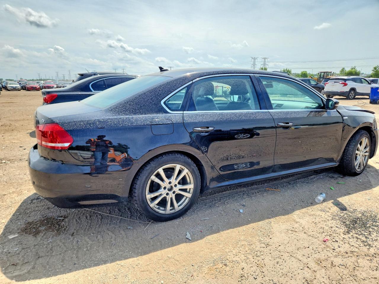 2014 Volkswagen Passat S Black vin: 1VWAS7A37EC029028
