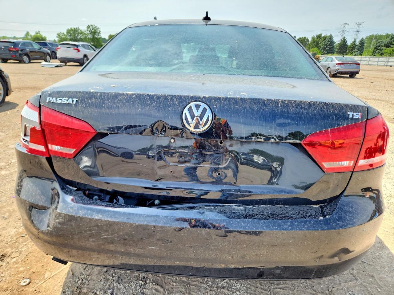 2014 Volkswagen Passat S Black vin: 1VWAS7A37EC029028