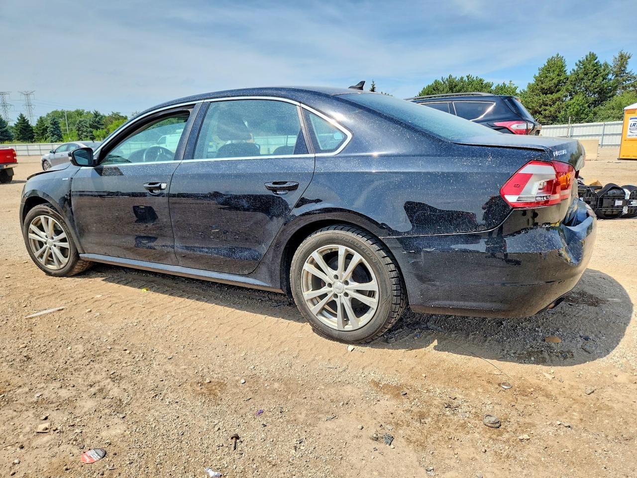 2014 Volkswagen Passat S Black vin: 1VWAS7A37EC029028