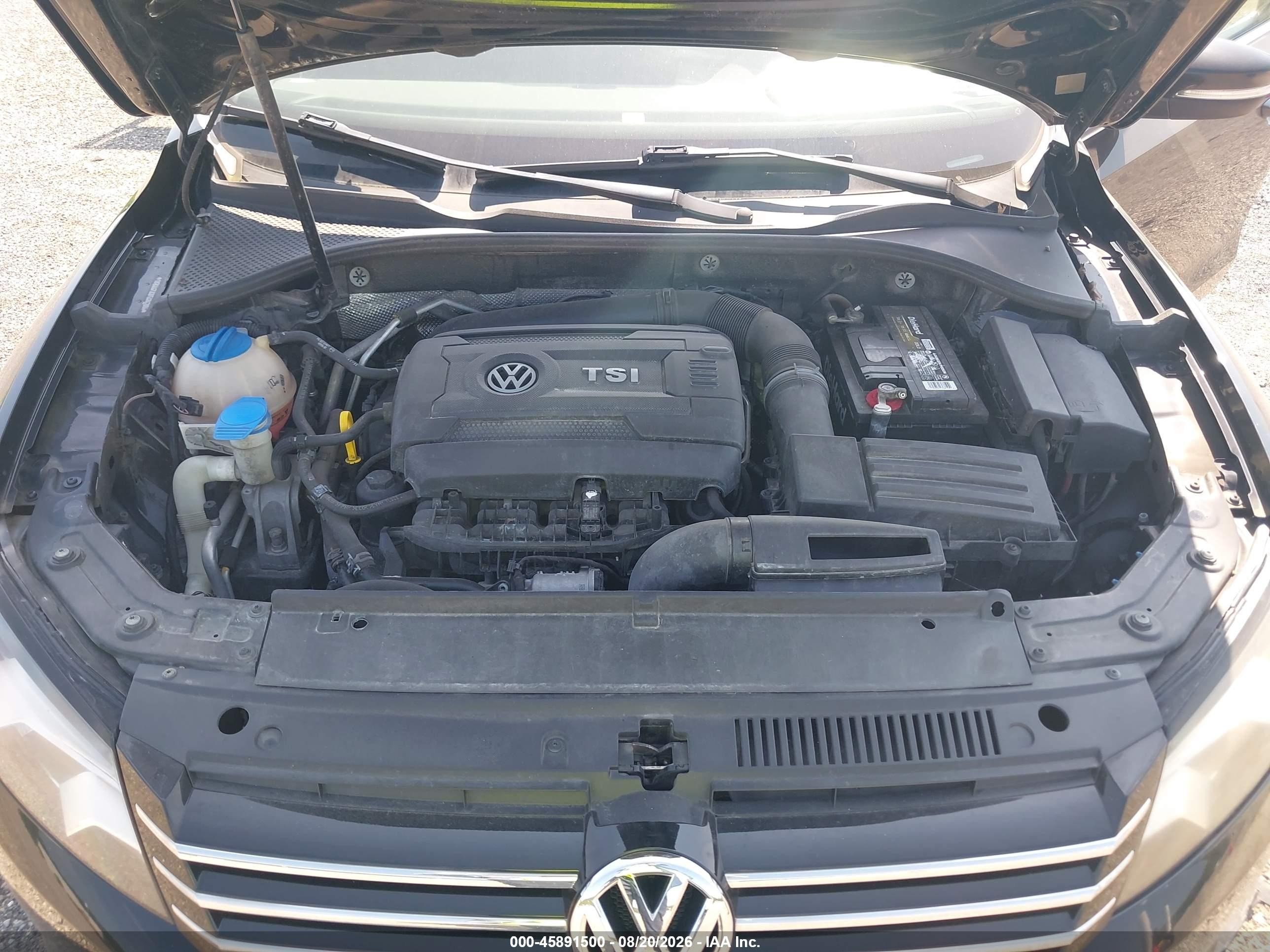 2014 Volkswagen Passat 1.8t S/1.8t Wolfsburg Edition Black vin: 1VWAS7A37EC042684