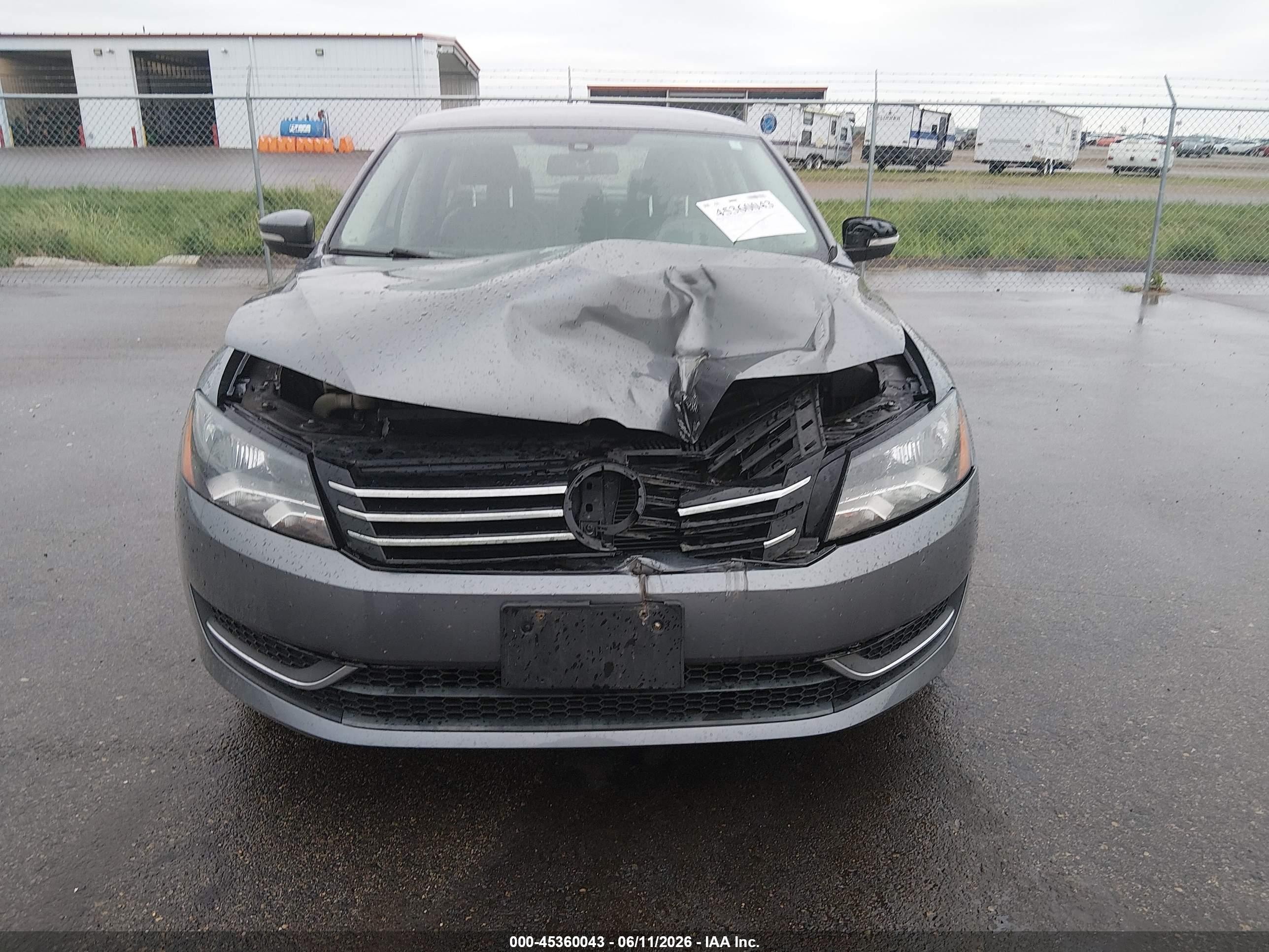 2015 Volkswagen Passat 1.8t Wolfsburg Edition Gray vin: 1VWAS7A38FC002910