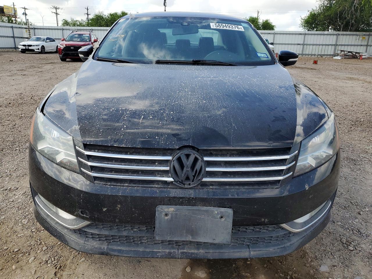 2015 Volkswagen Passat S Black vin: 1VWAS7A38FC079678