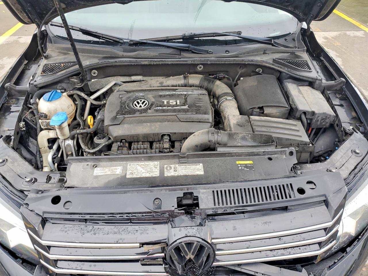 2015 Volkswagen Passat S Black vin: 1VWAS7A38FC110007