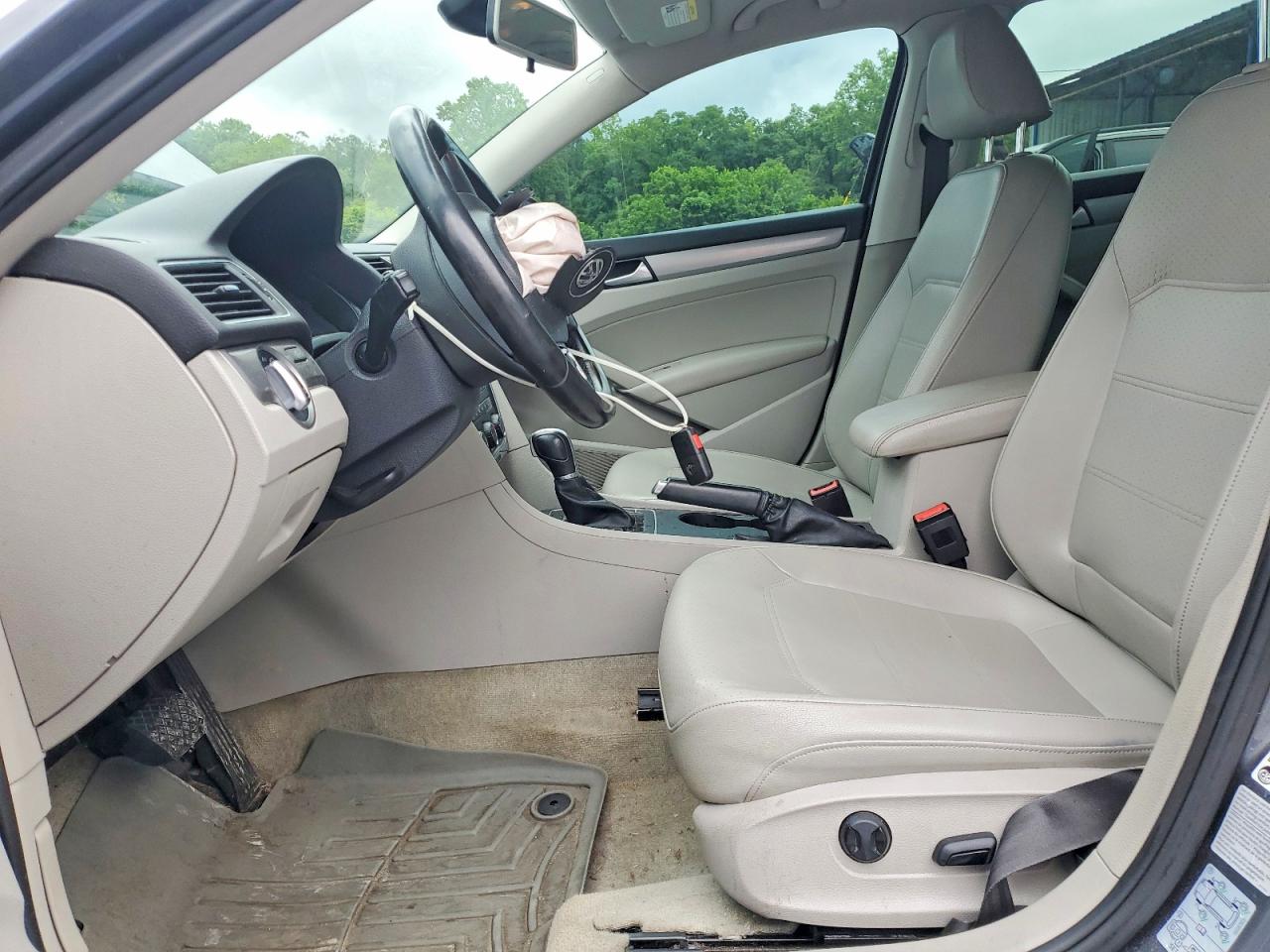 2015 Volkswagen Passat S Gray vin: 1VWAS7A38FC118804