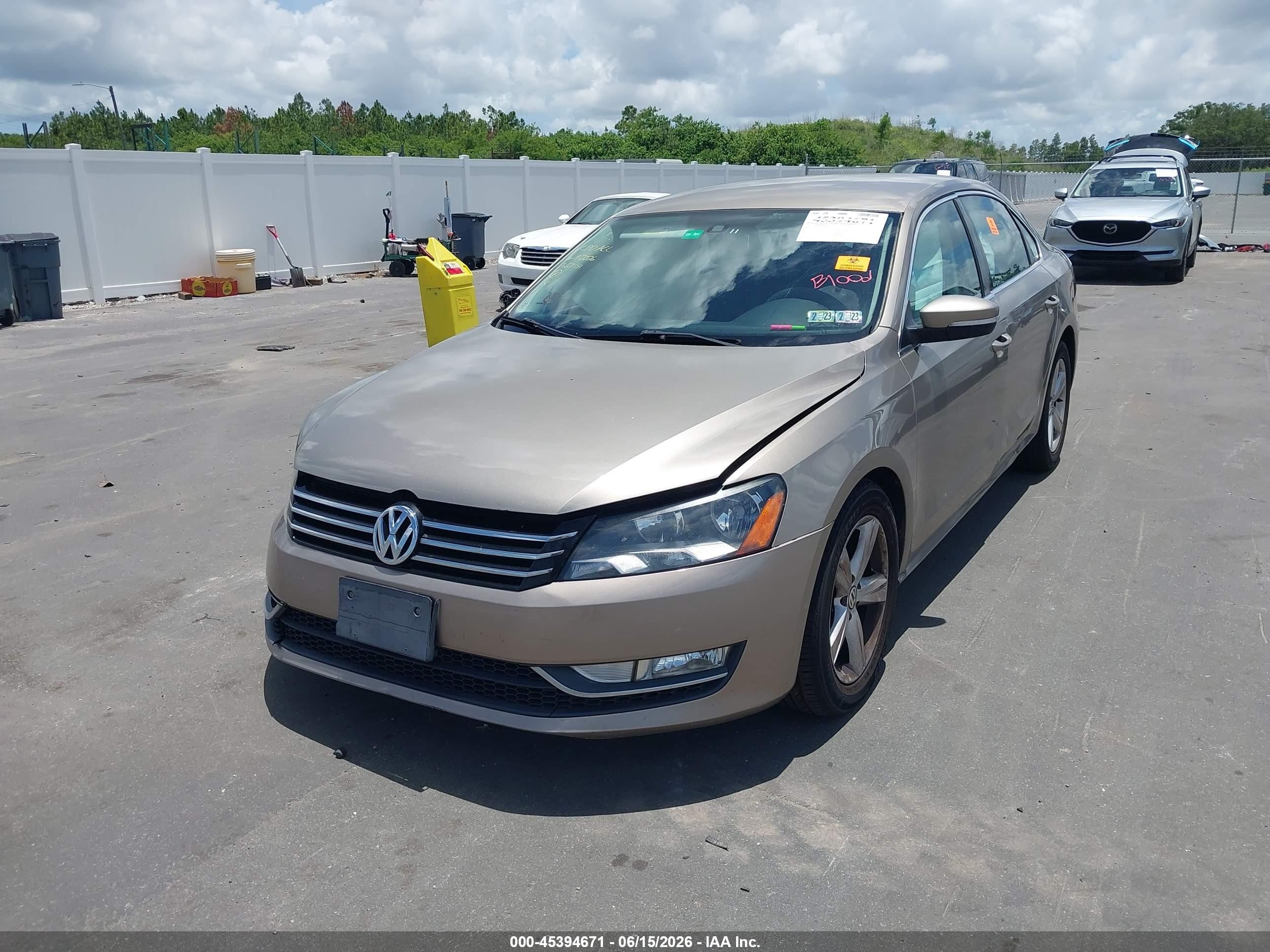 2015 Volkswagen Passat 1.8t Limited Edition Gray vin: 1VWAS7A3XFC079875