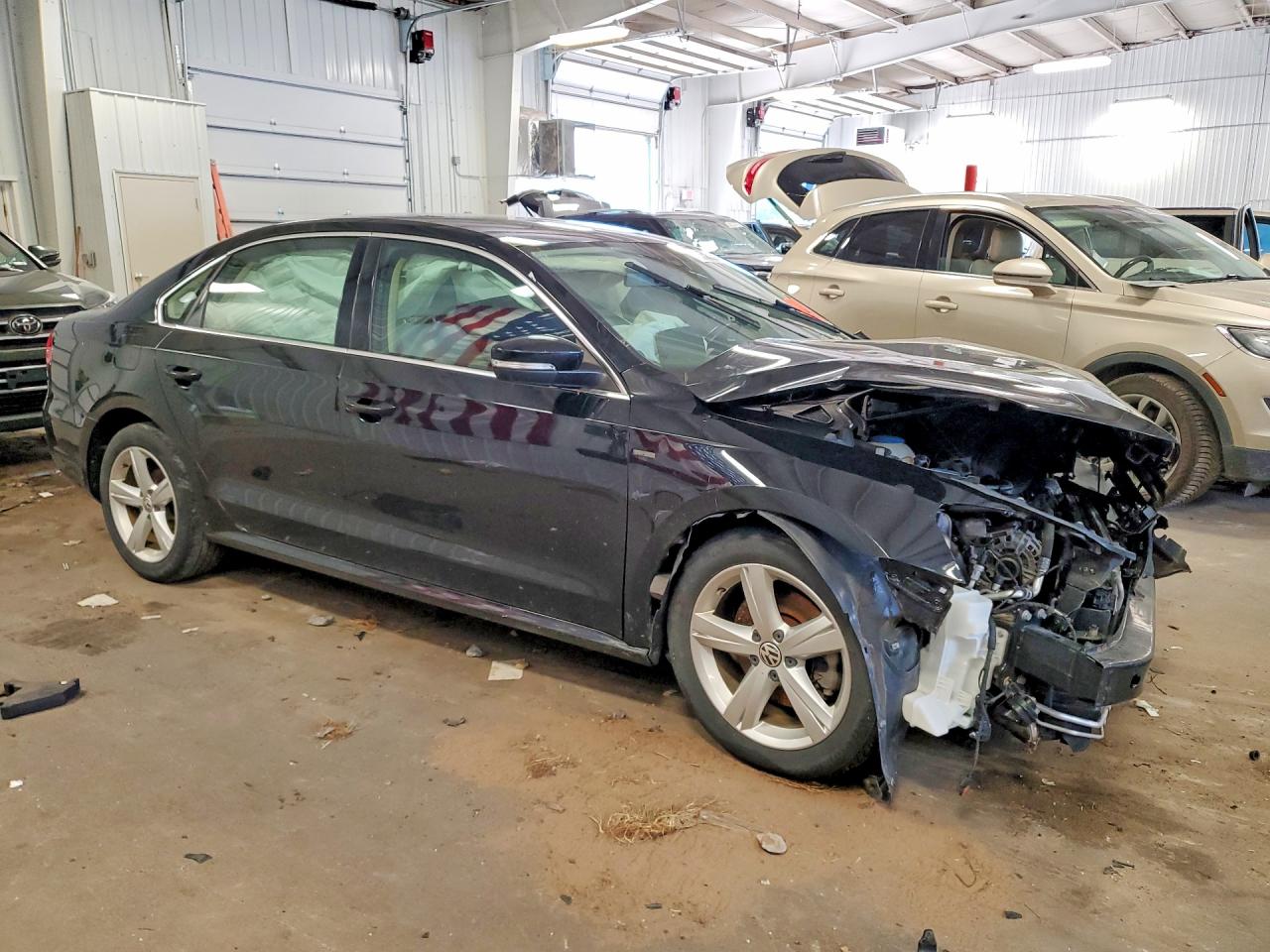 2015 Volkswagen Passat S Black vin: 1VWAS7A3XFC105374