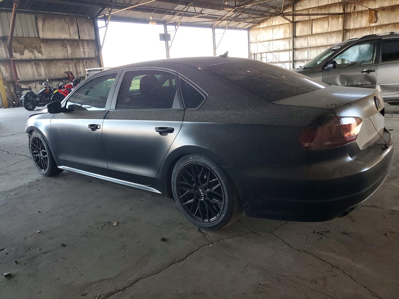 2014 Volkswagen Passat S Black vin: 1VWAT7A30EC073448
