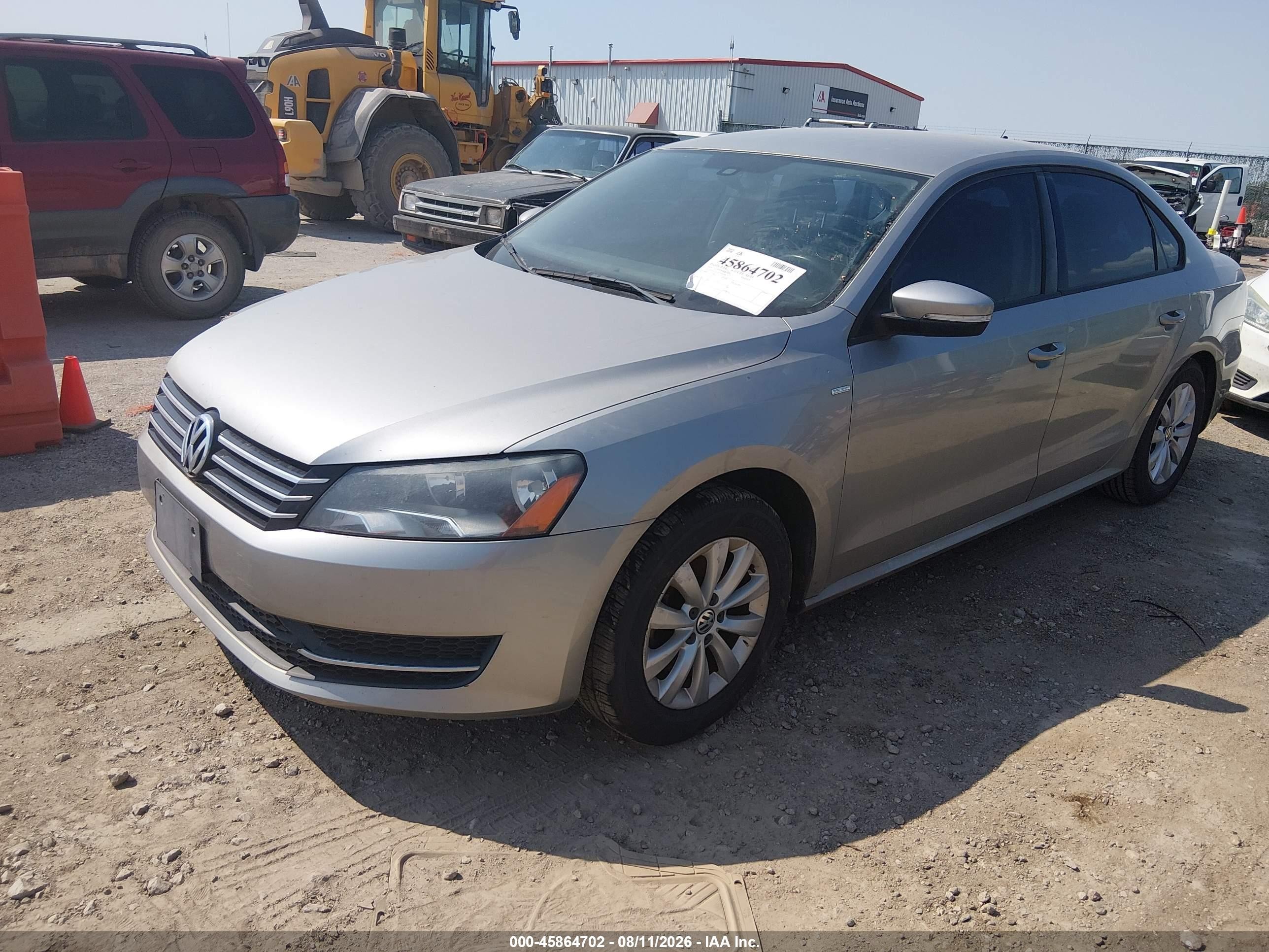 2014 Volkswagen Passat 1.8t Wolfsburg Edition Серый vin: 1VWAT7A30EC078715