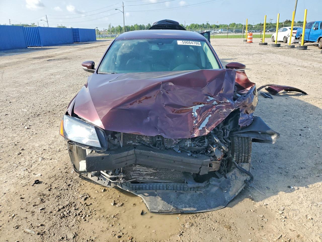2014 Volkswagen Passat S Maroon vin: 1VWAT7A30EC081324