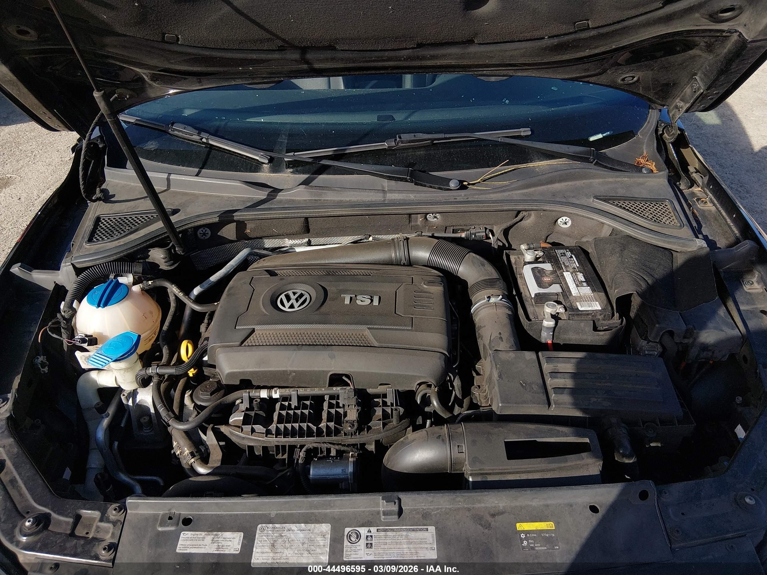 2015 Volkswagen Passat 1.8t Limited Edition Черный vin: 1VWAT7A30FC089778