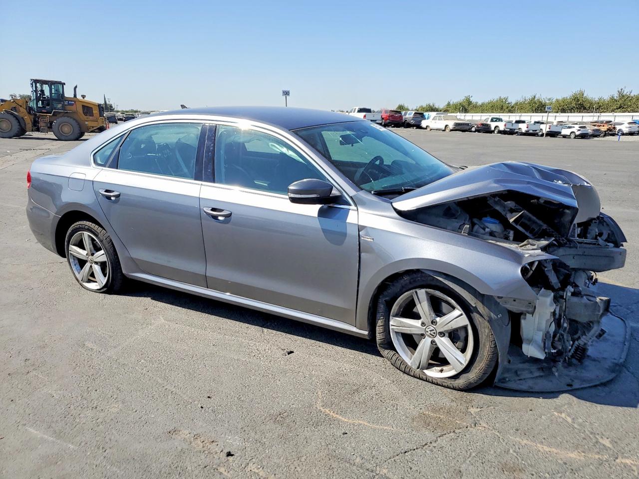2015 Volkswagen Passat S Charcoal vin: 1VWAT7A30FC117210
