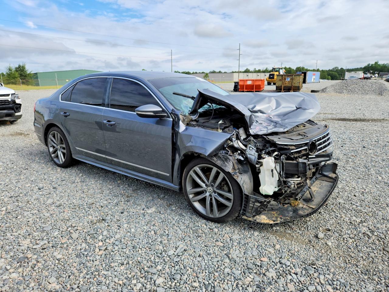 2016 Volkswagen Passat S Серый vin: 1VWAT7A30GC067314