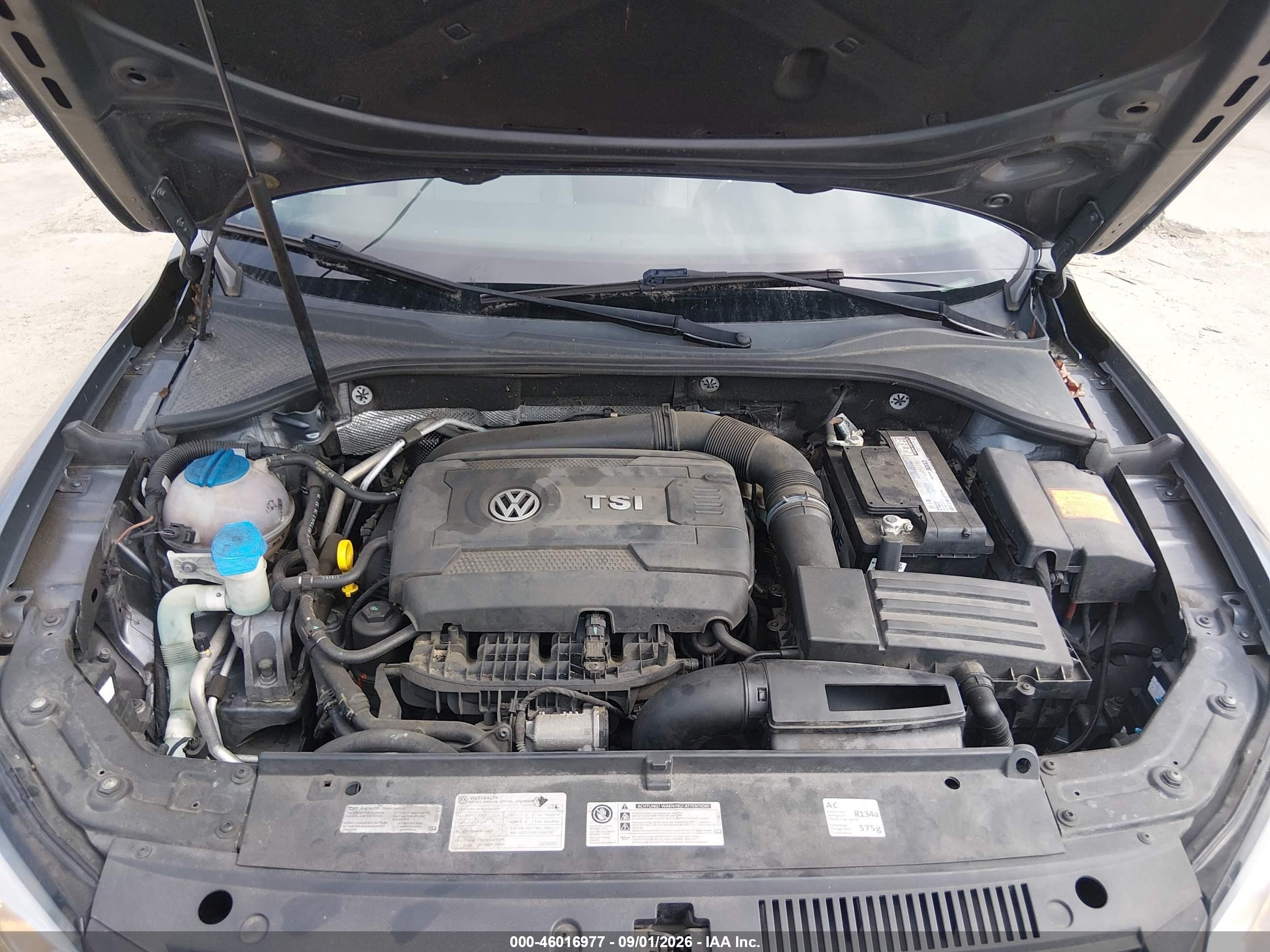 2014 Volkswagen Passat 1.8t Wolfsburg Edition Серый vin: 1VWAT7A31EC037512