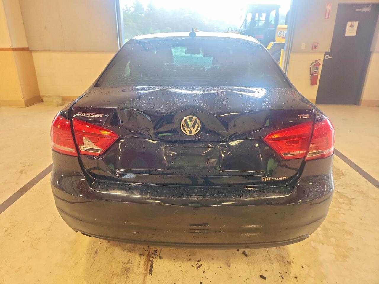 2014 Volkswagen Passat S Black vin: 1VWAT7A31EC040099