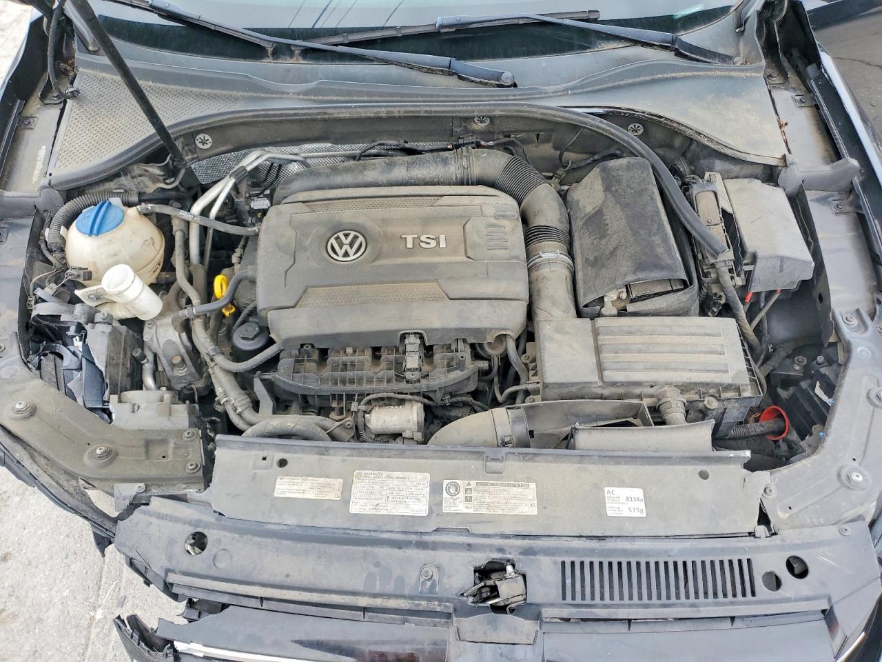 2014 Volkswagen Passat S Black vin: 1VWAT7A31EC063589