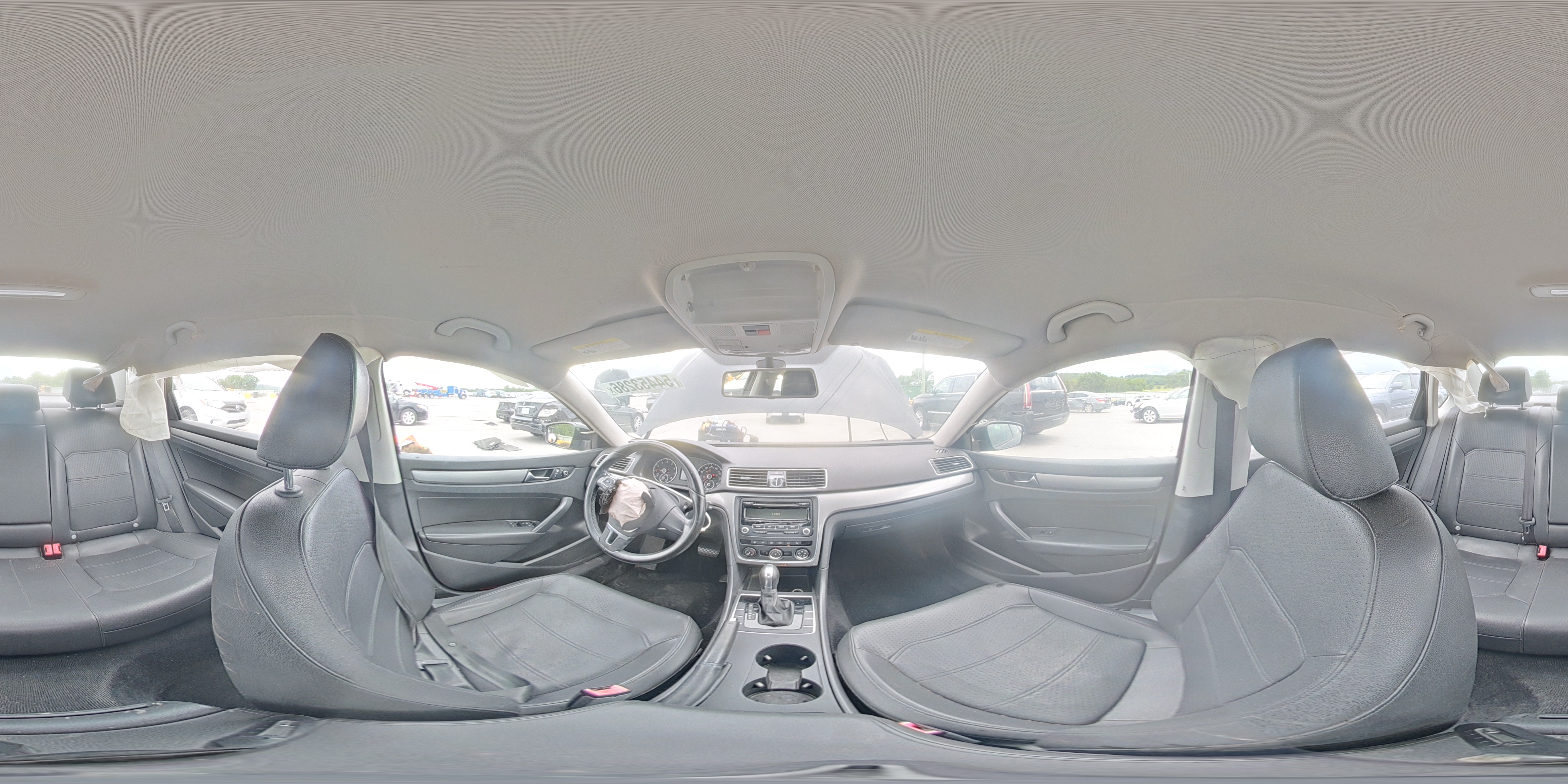 2014 Volkswagen Passat S Black vin: 1VWAT7A31EC063589