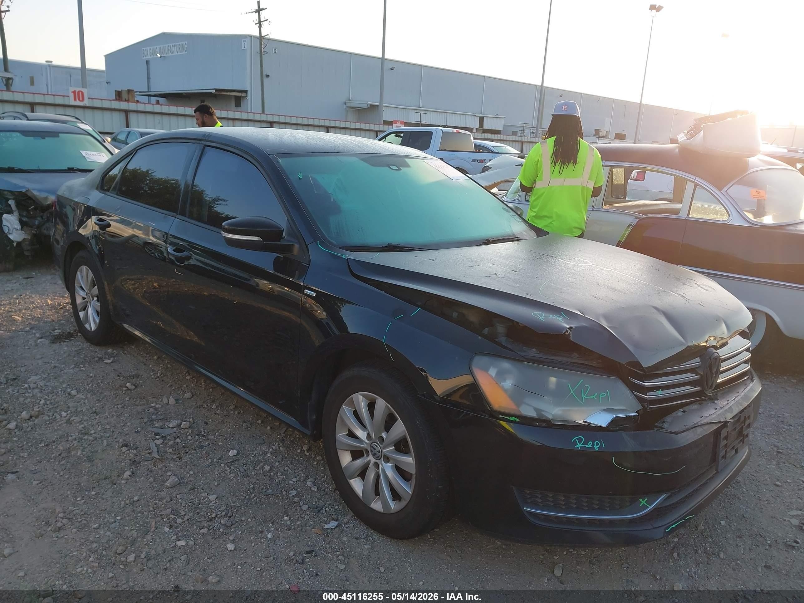 2015 Volkswagen Passat 1.8t Wolfsburg Edition Черный vin: 1VWAT7A31FC035101