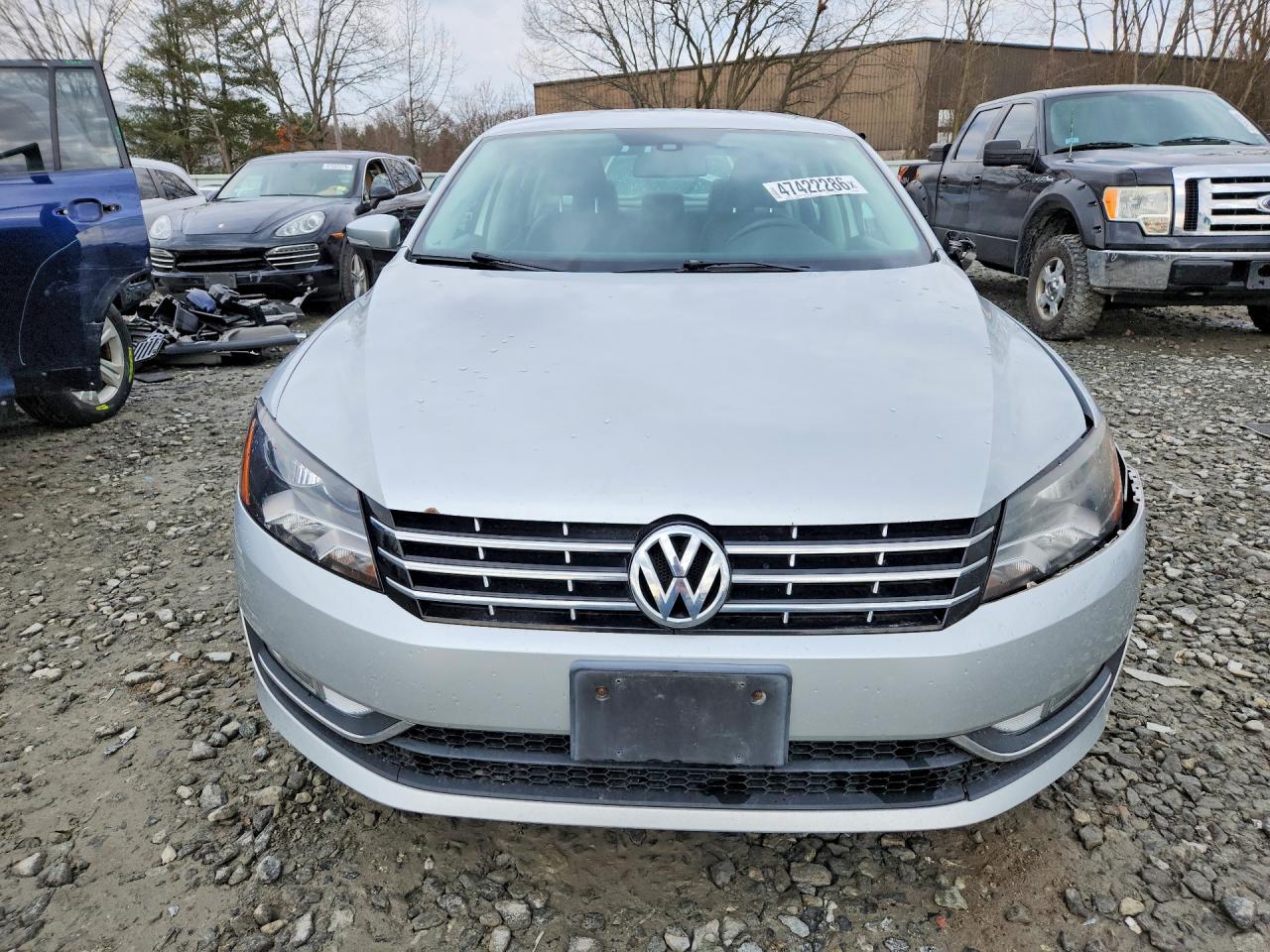 2015 Volkswagen Passat S Silver vin: 1VWAT7A31FC087912