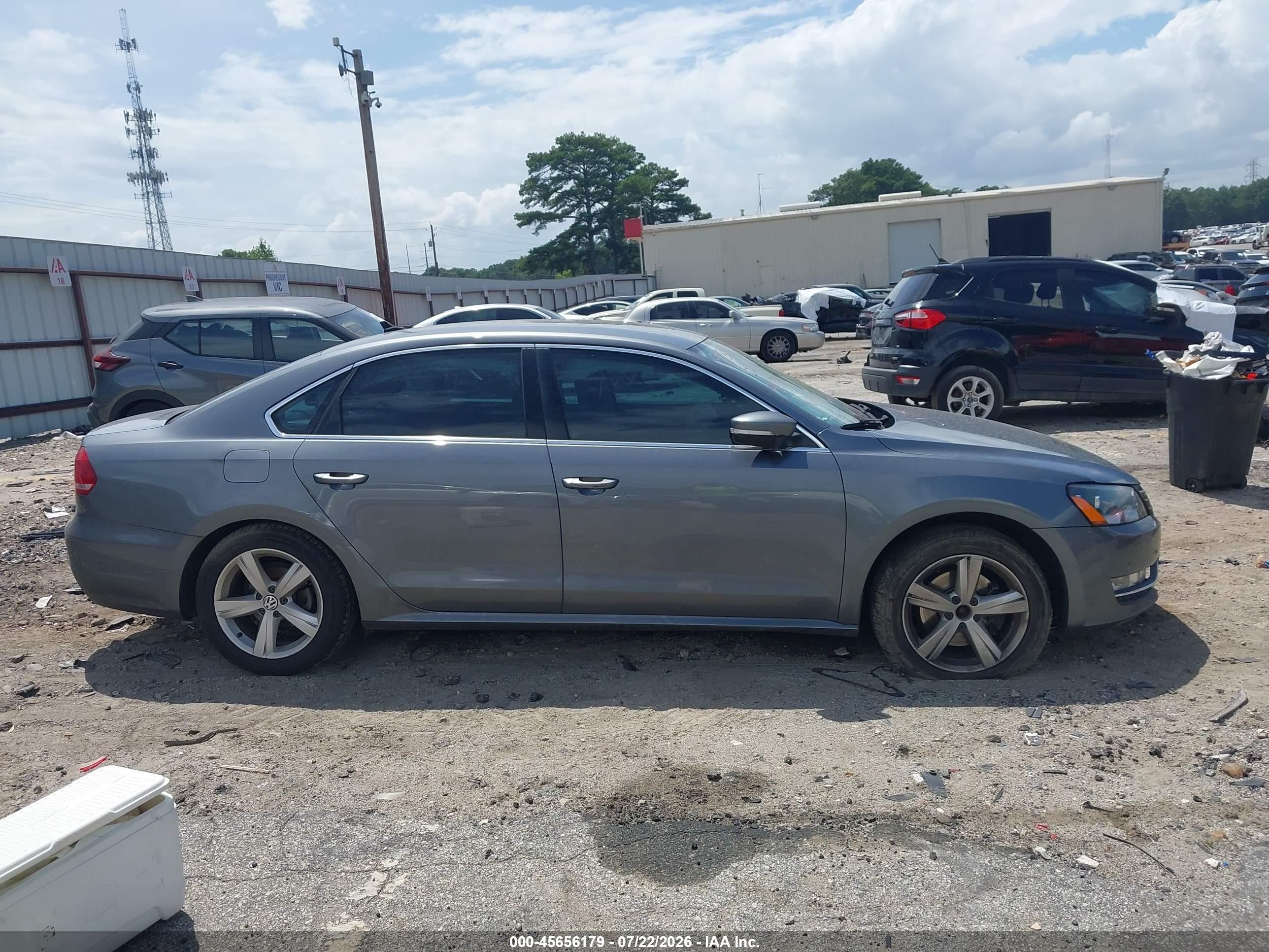 2015 Volkswagen Passat 1.8t Limited Edition Gray vin: 1VWAT7A31FC089188