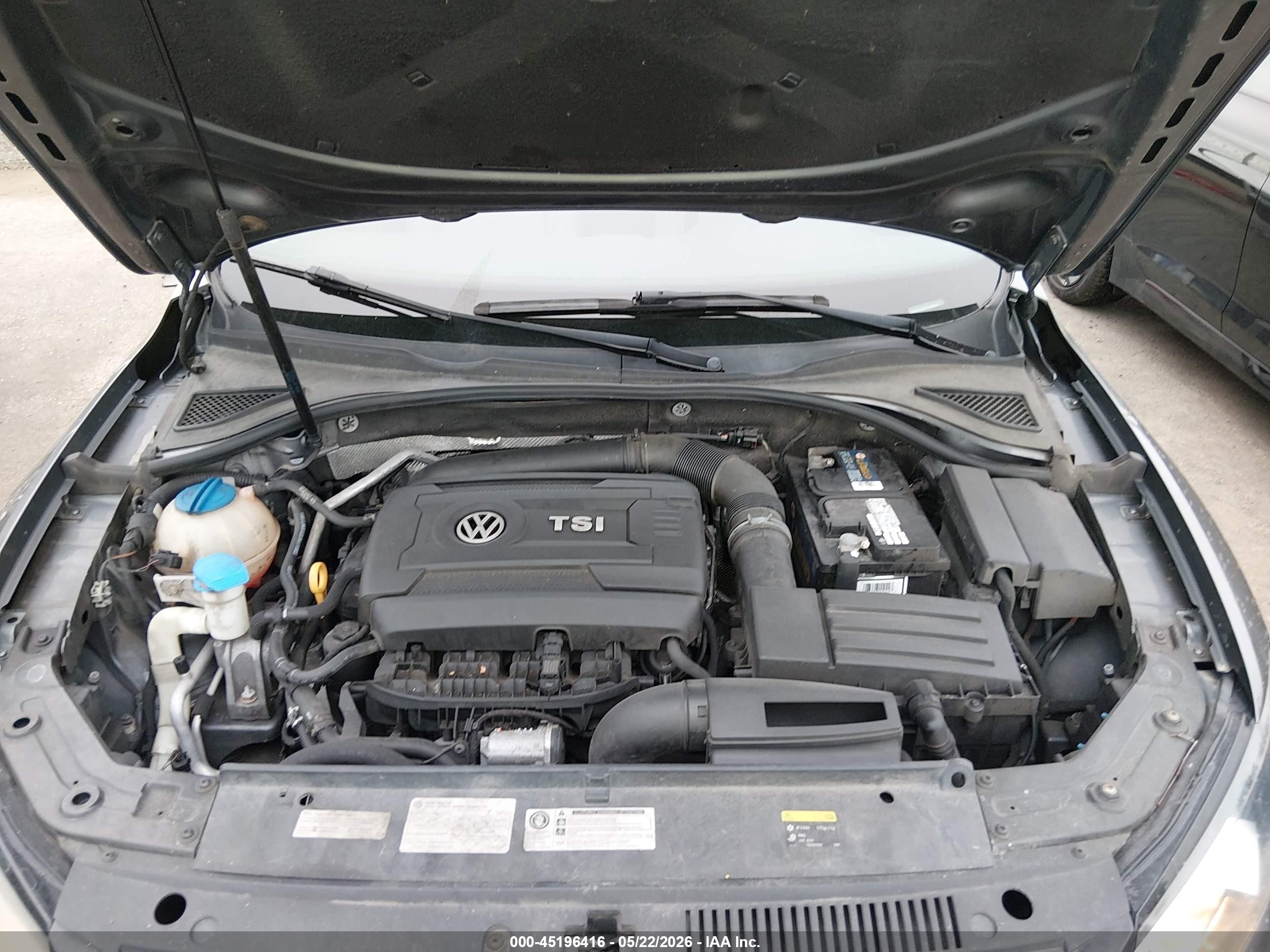 2015 Volkswagen Passat 1.8t Limited Edition Gray vin: 1VWAT7A31FC099137