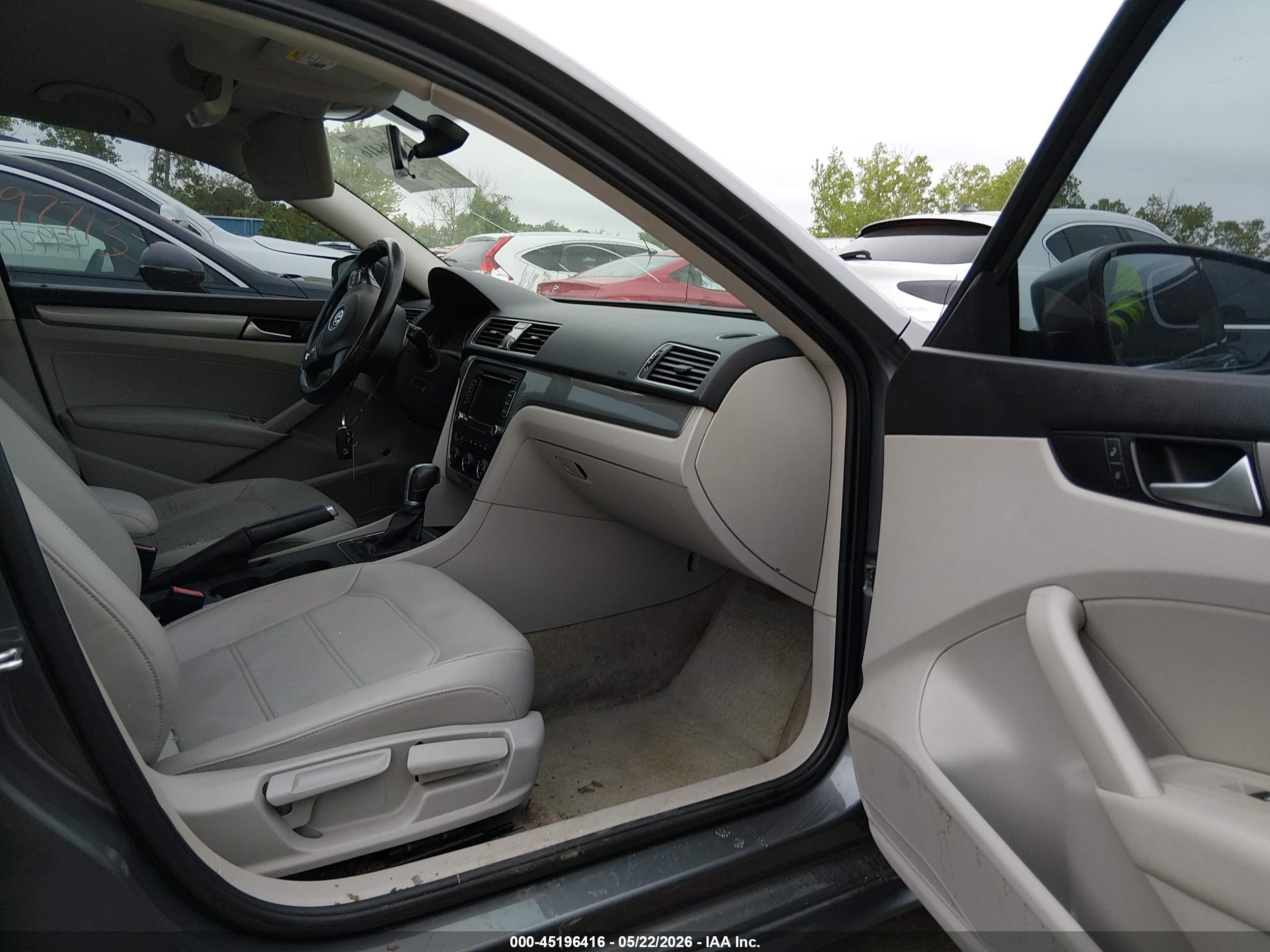2015 Volkswagen Passat 1.8t Limited Edition Gray vin: 1VWAT7A31FC099137