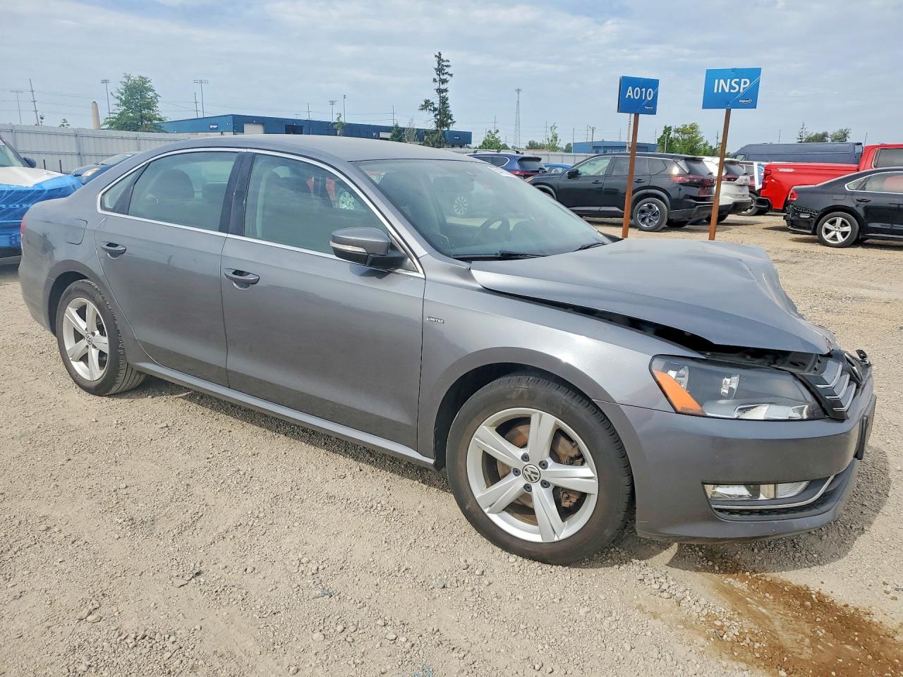 2015 Volkswagen Passat S Charcoal vin: 1VWAT7A31FC099610