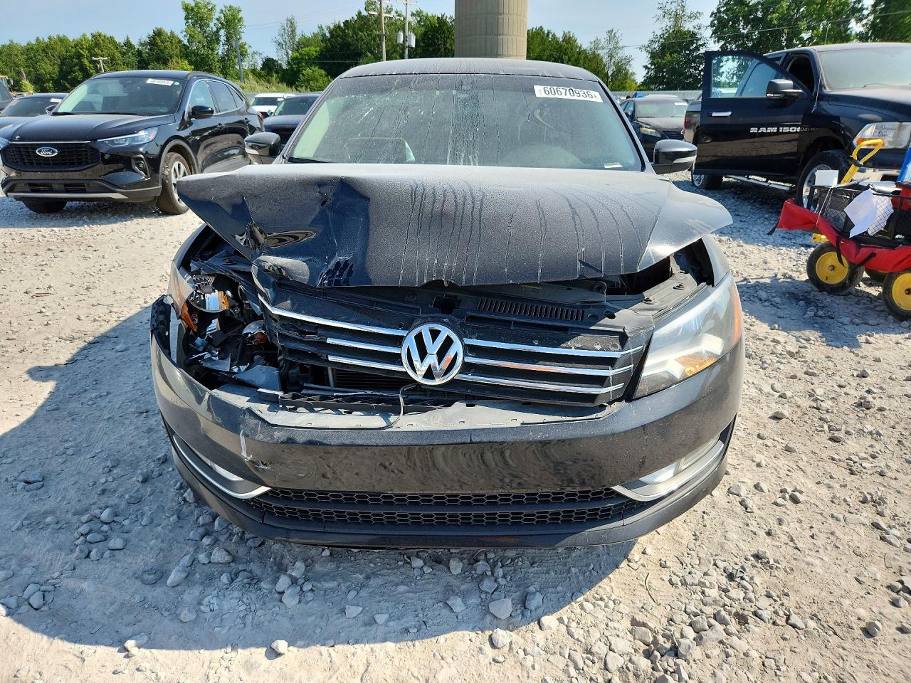 2015 Volkswagen Passat S Black vin: 1VWAT7A31FC103526