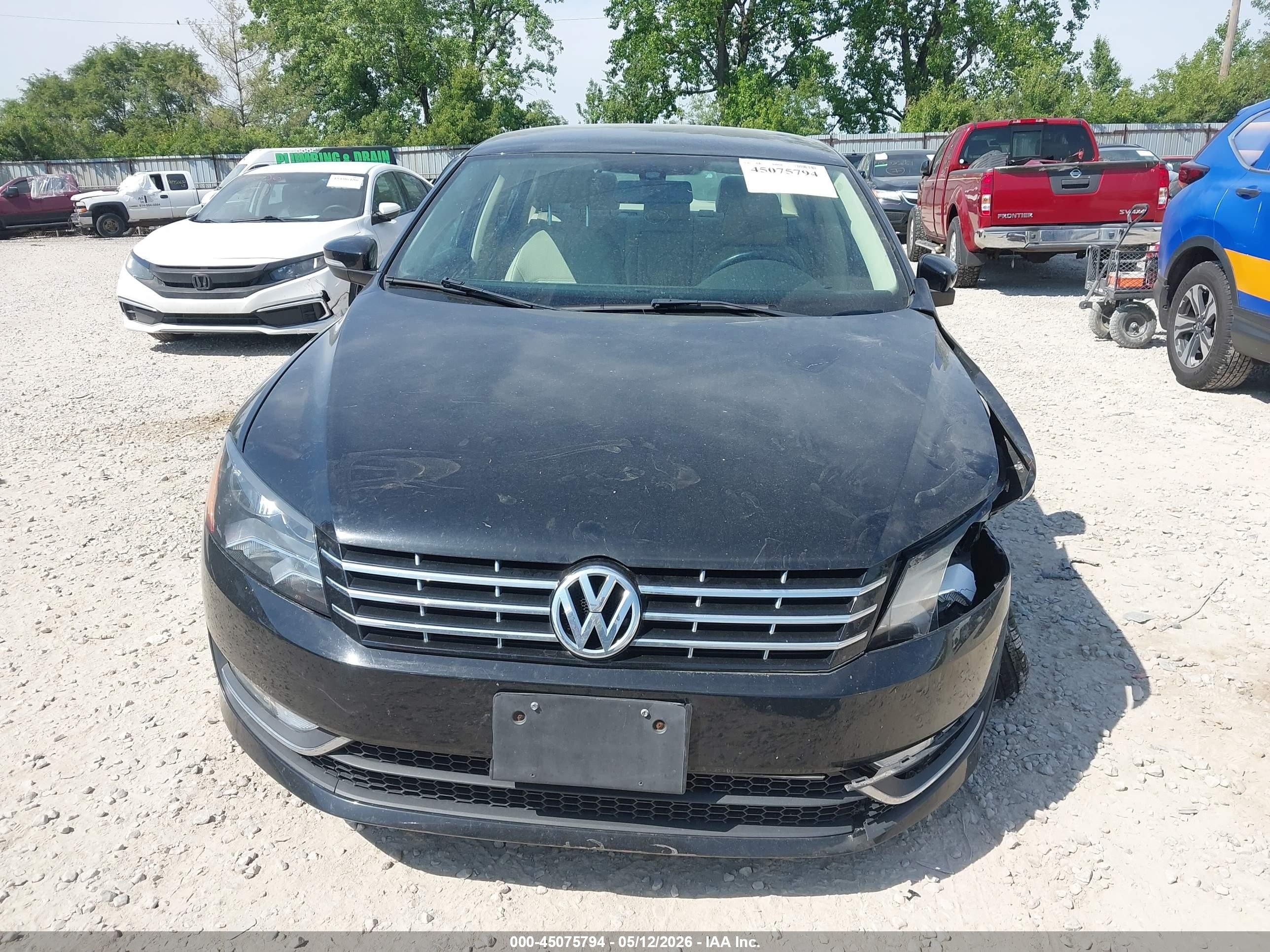 2015 Volkswagen Passat 1.8t Limited Edition Black vin: 1VWAT7A31FC114008