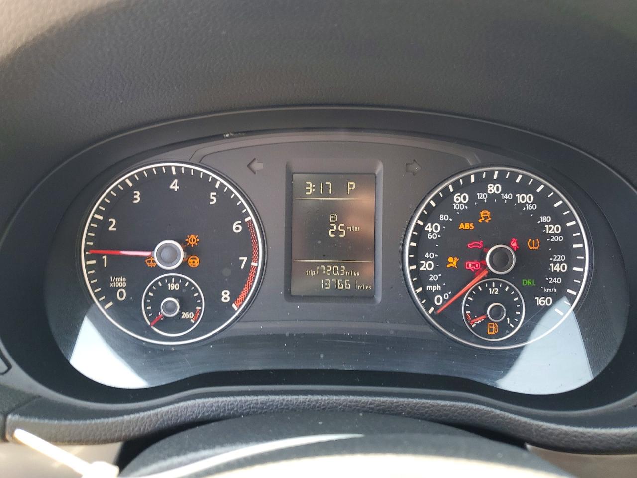 2014 Volkswagen Passat S Black vin: 1VWAT7A32EC049880