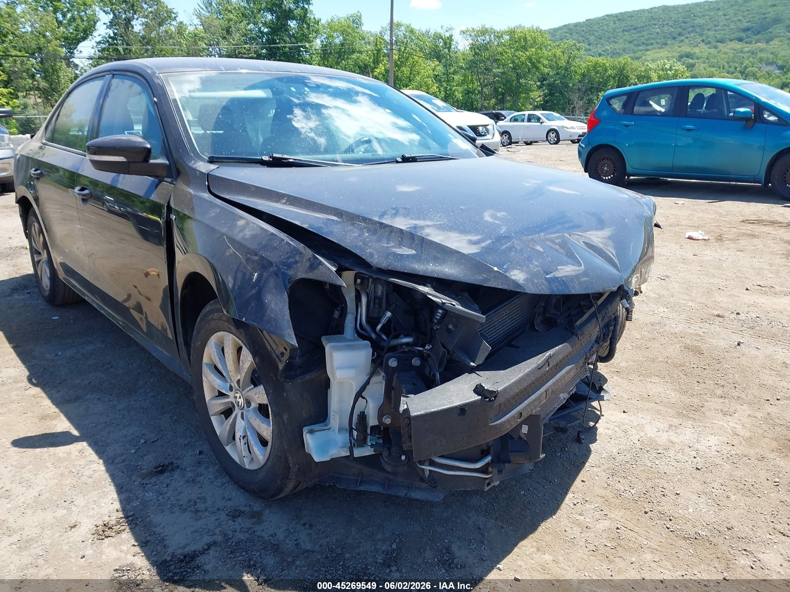 2015 Volkswagen Passat 1.8t Wolfsburg Edition Черный vin: 1VWAT7A32FC019845