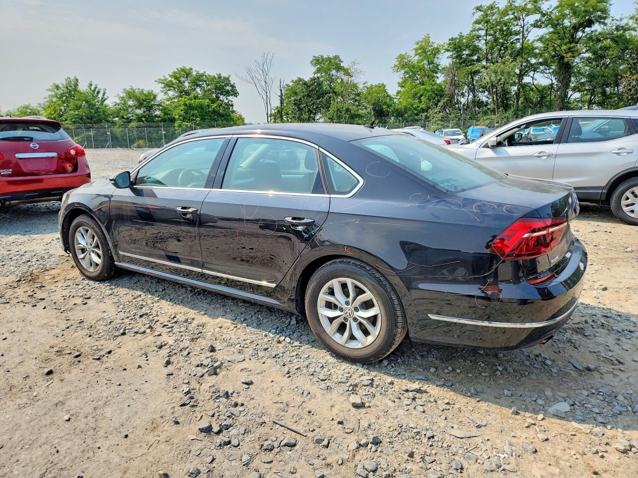 2017 Volkswagen Passat S Black vin: 1VWAT7A32HC080177