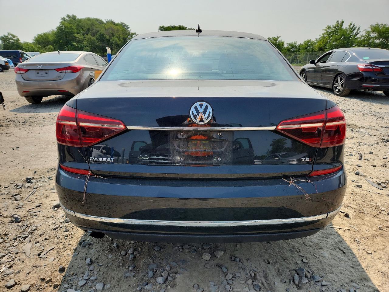 2017 Volkswagen Passat S Black vin: 1VWAT7A32HC080177