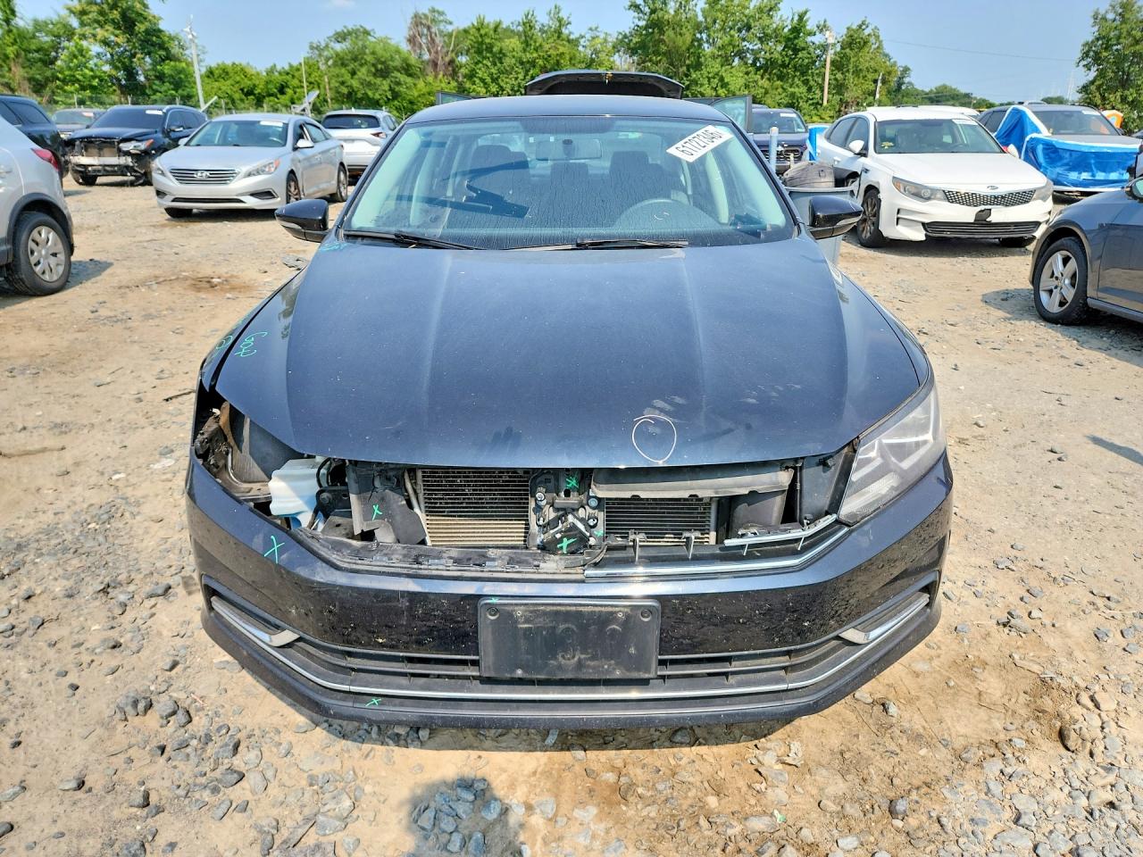 2017 Volkswagen Passat S Black vin: 1VWAT7A32HC080177