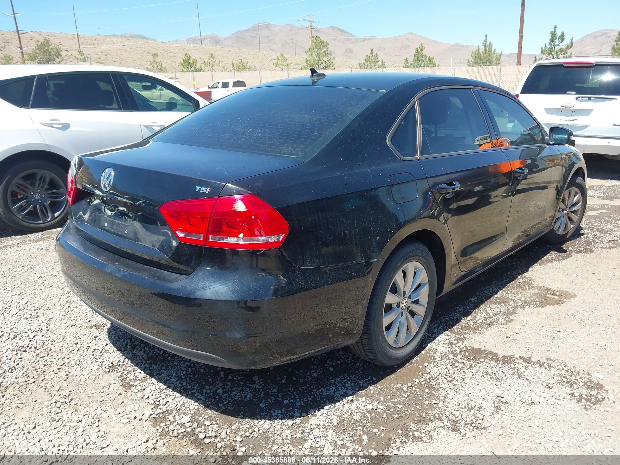 2015 Volkswagen Passat 1.8t Wolfsburg Edition Black vin: 1VWAT7A33FC046049