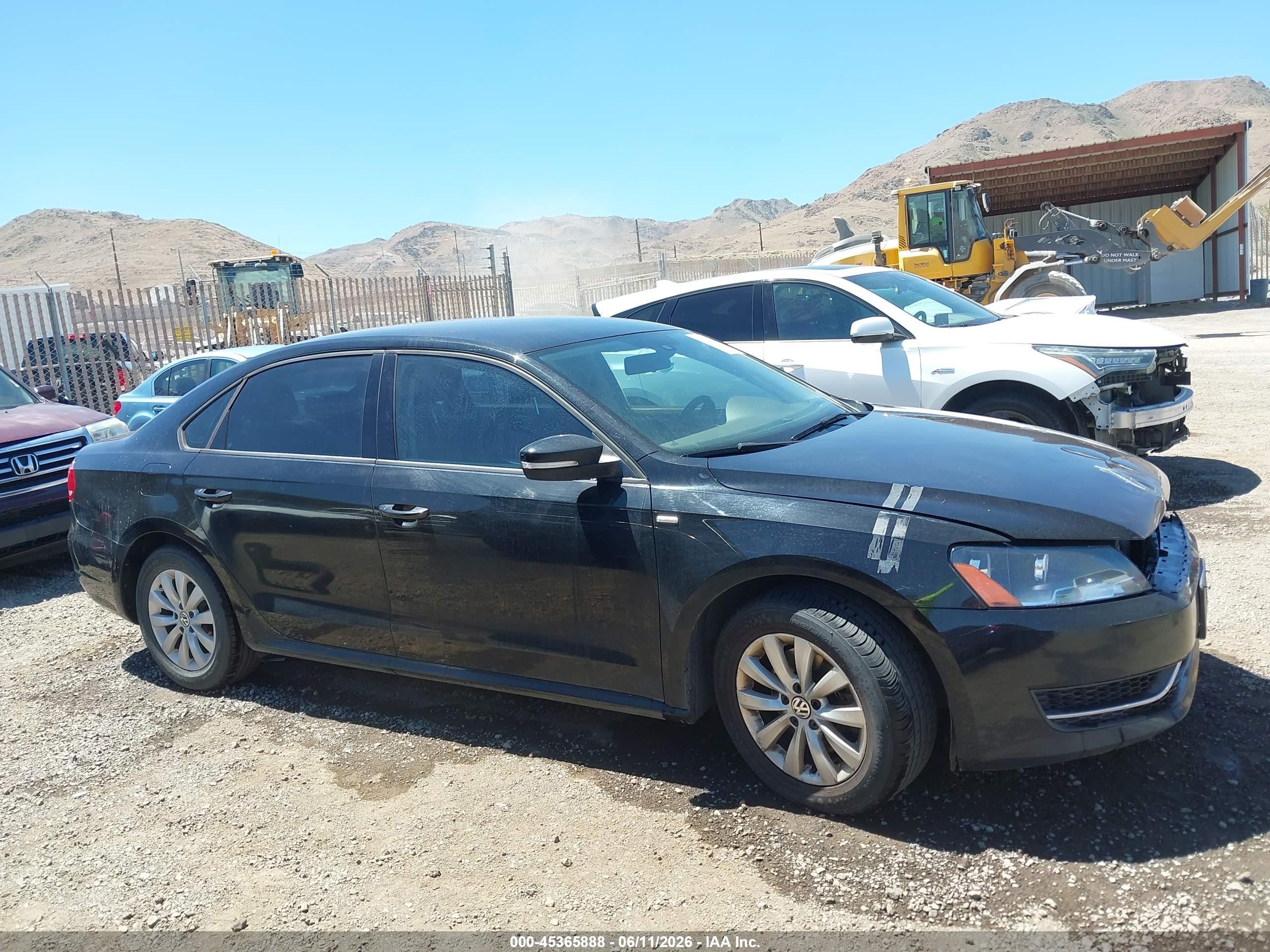 2015 Volkswagen Passat 1.8t Wolfsburg Edition Black vin: 1VWAT7A33FC046049