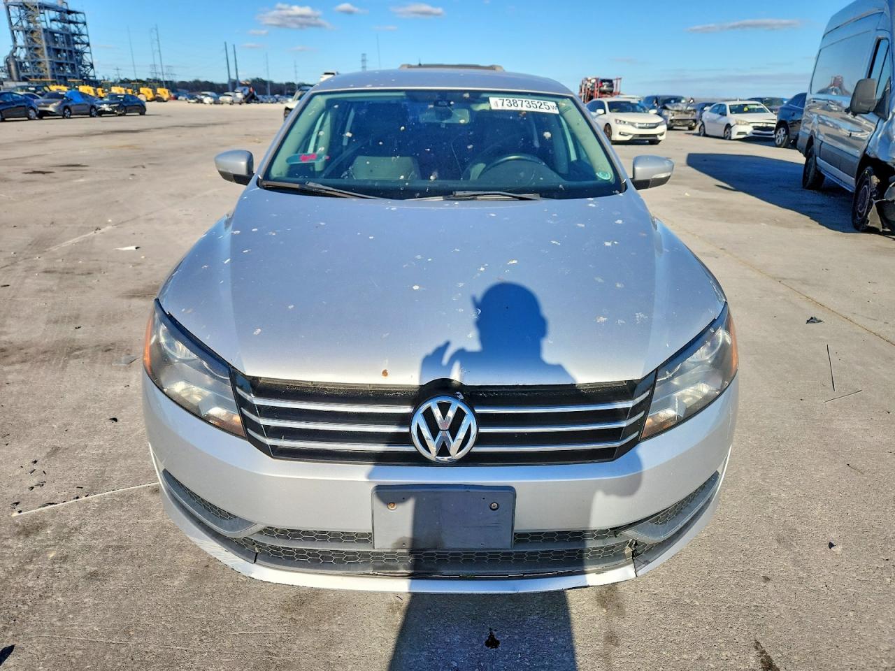 2015 Volkswagen Passat S Gray vin: 1VWAT7A33FC092027