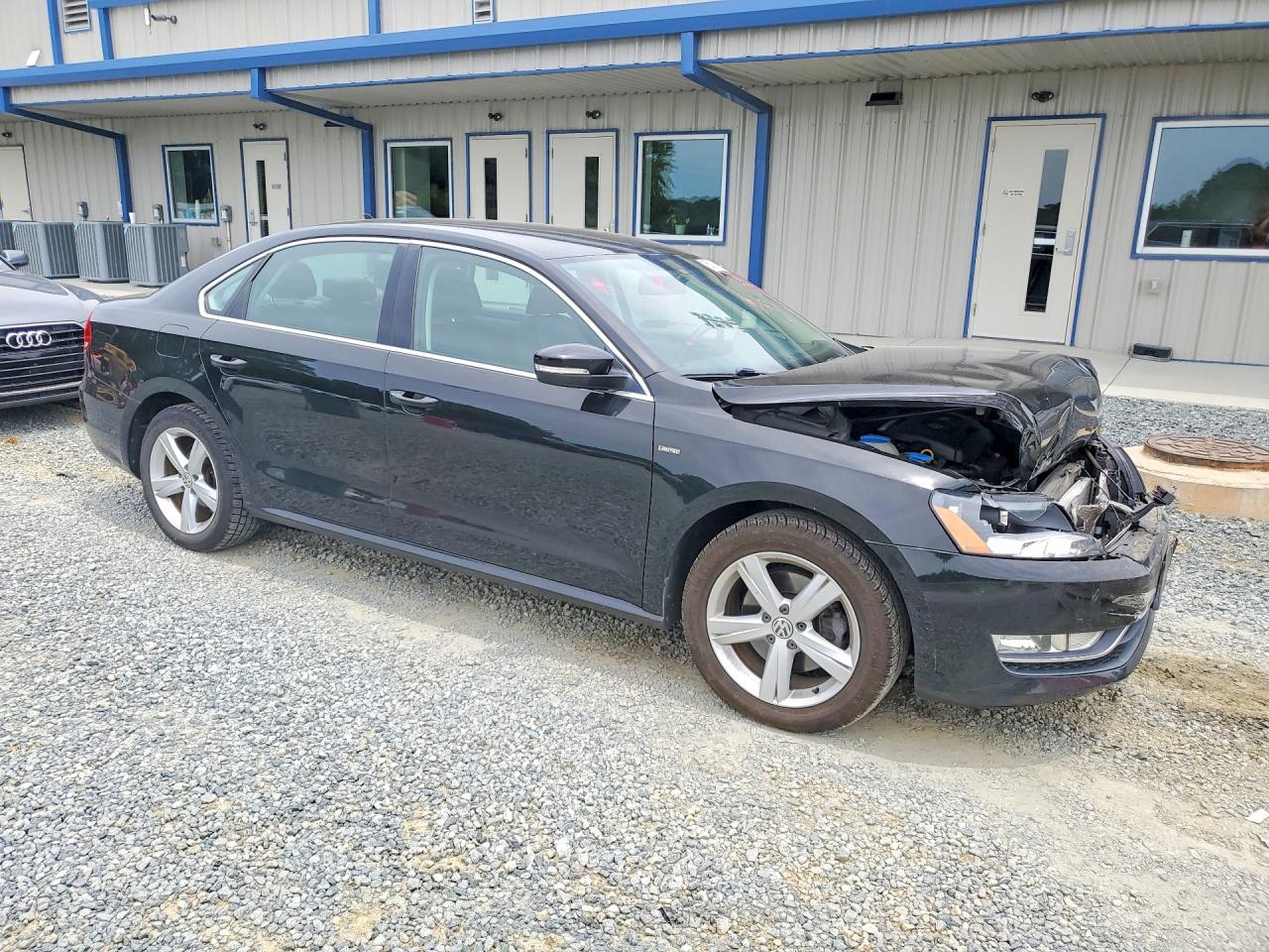 2015 Volkswagen Passat S Black vin: 1VWAT7A33FC119050