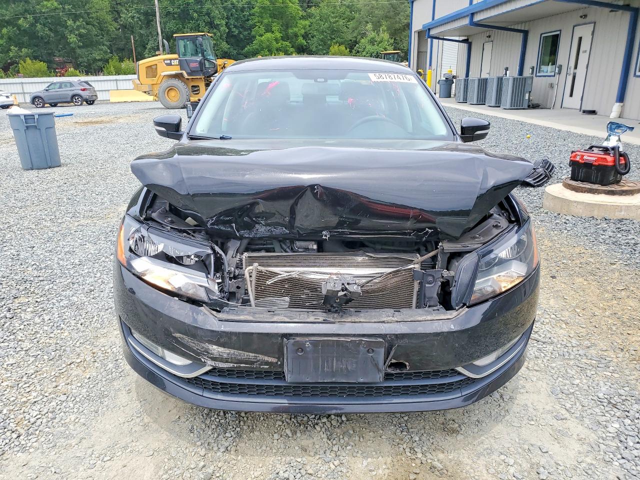 2015 Volkswagen Passat S Black vin: 1VWAT7A33FC119050