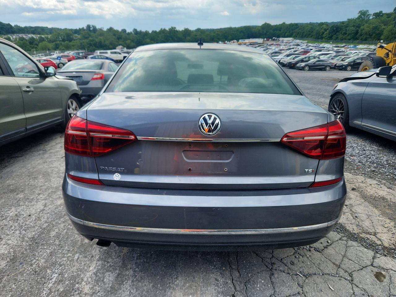 2017 Volkswagen Passat S Gray vin: 1VWAT7A33HC030209