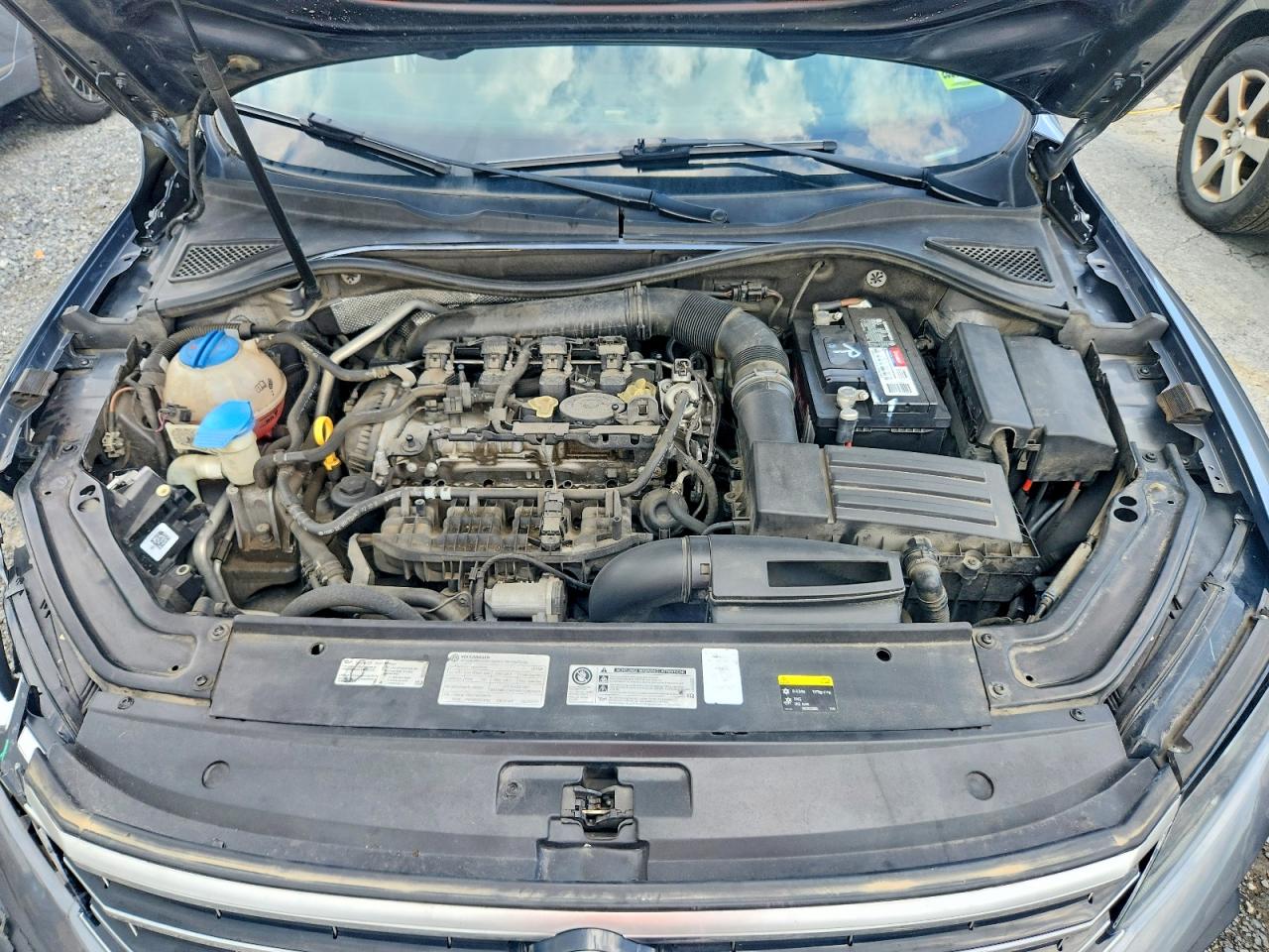 2017 Volkswagen Passat S Gray vin: 1VWAT7A33HC030209