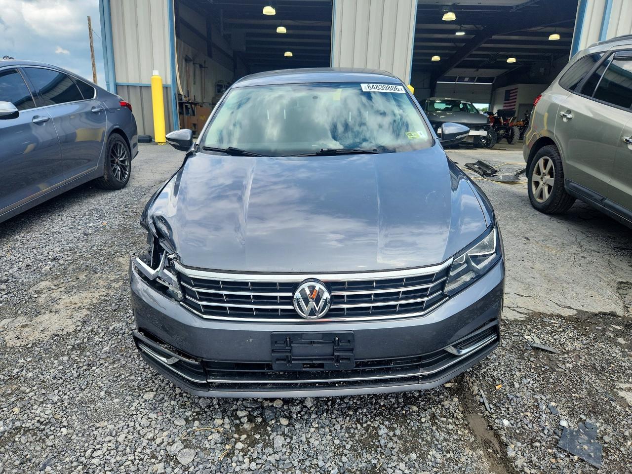 2017 Volkswagen Passat S Gray vin: 1VWAT7A33HC030209