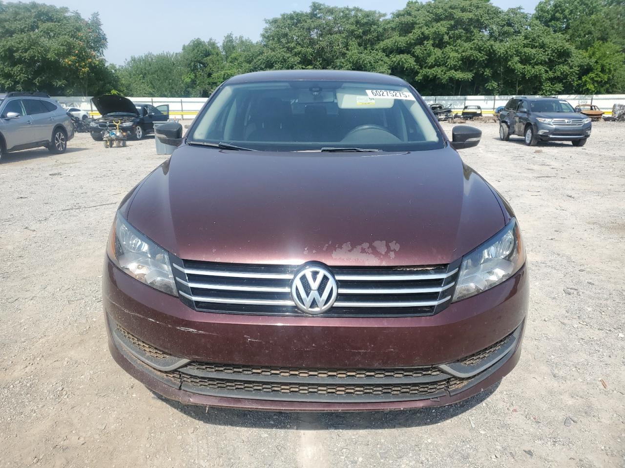 2014 Volk Passat Maroon vin: 1VWAT7A34EC028500
