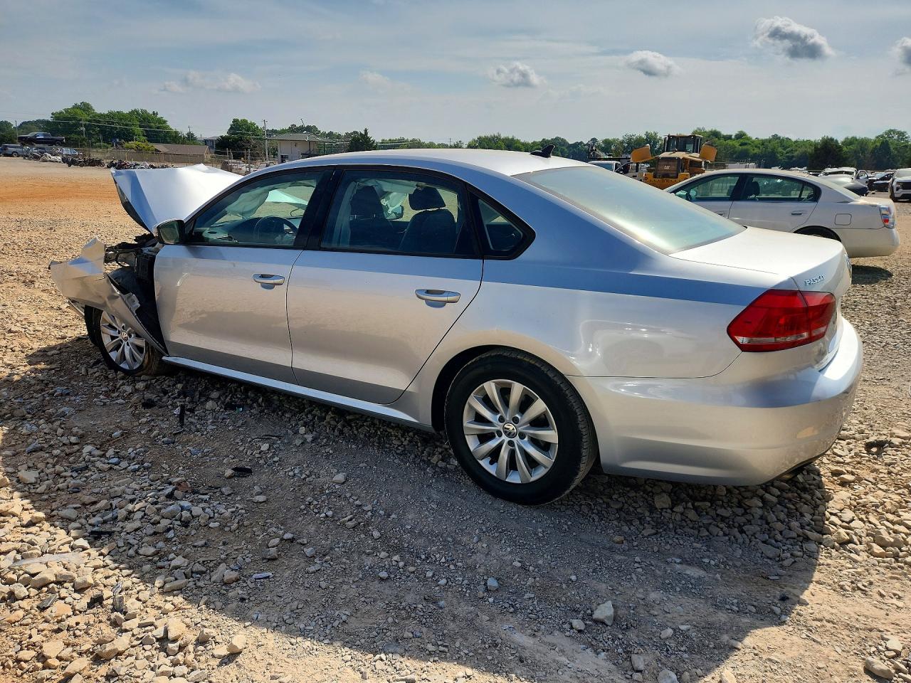 2015 Volkswagen Passat S Silver vin: 1VWAT7A34FC017191