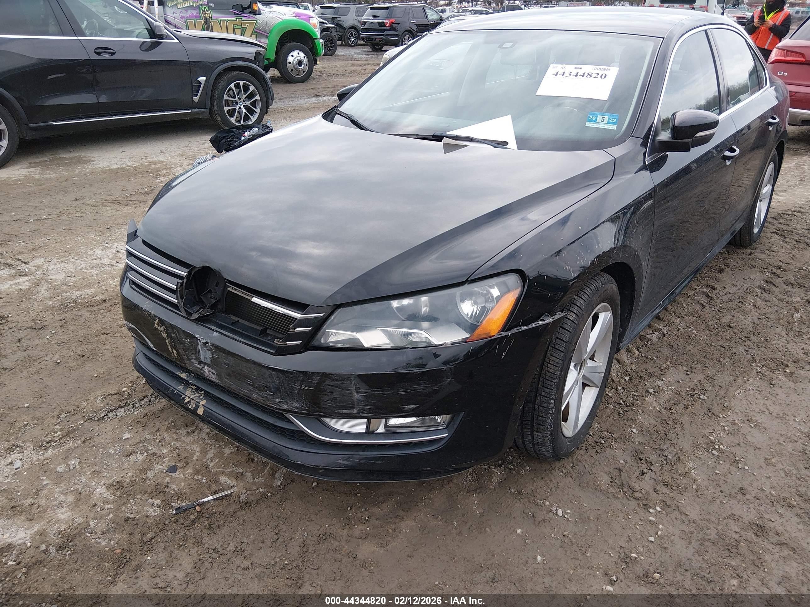 2015 Volkswagen Passat 1.8t Limited Edition Black vin: 1VWAT7A34FC076676